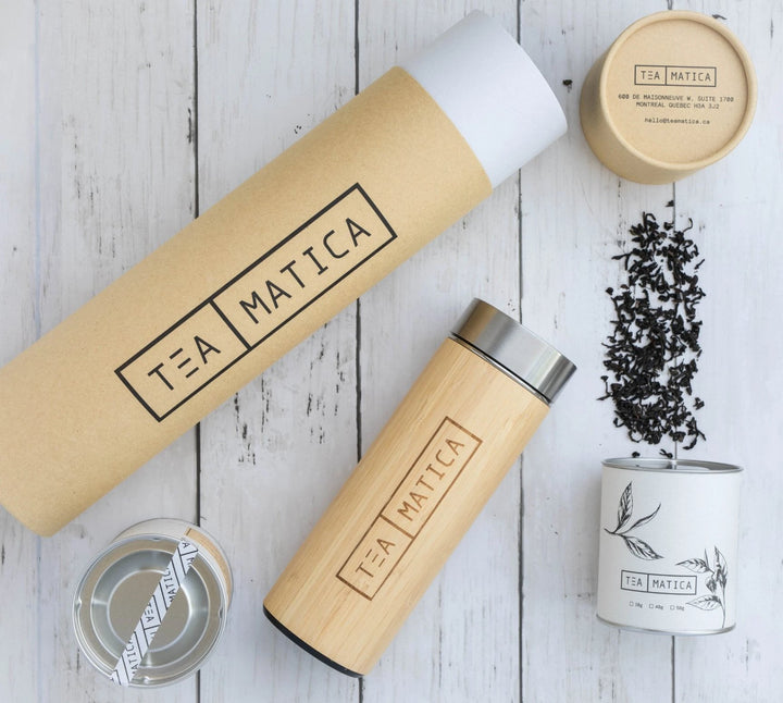 Teamatica Lapsang Souchong and Tea Tumbler | Black Tea Gift Set 
